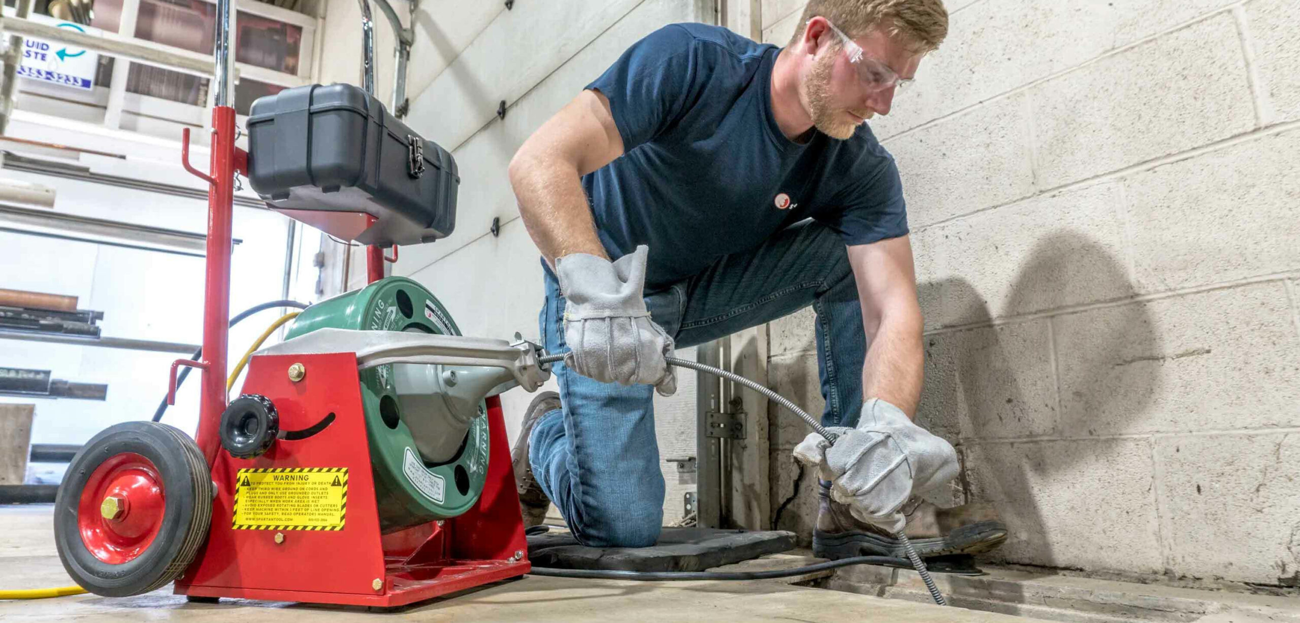 Cleaning a drain